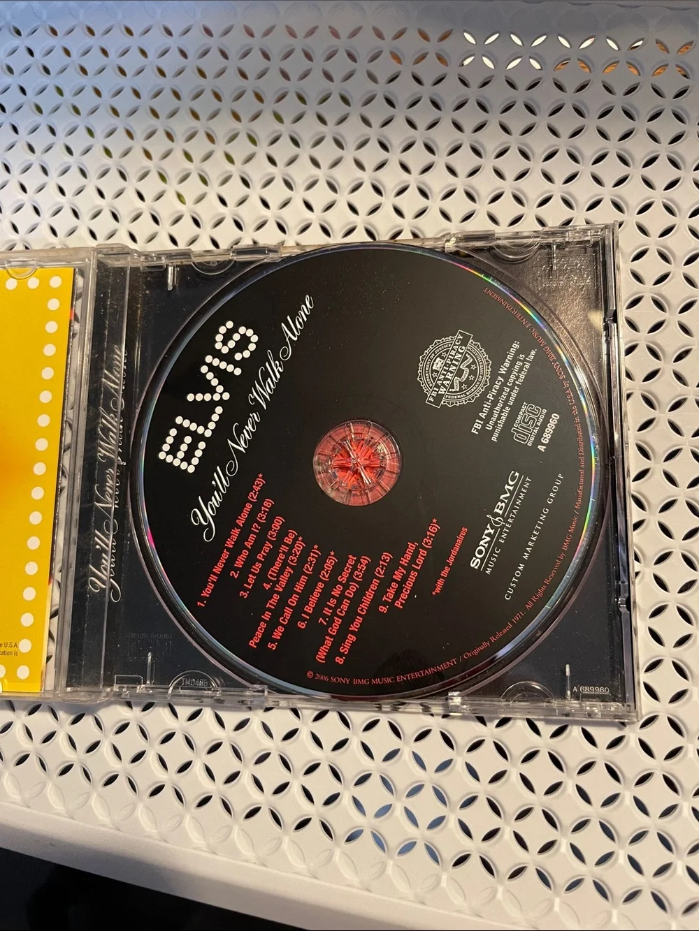 Sony Elvis 2006 CD -You’ll Never Walk Alone